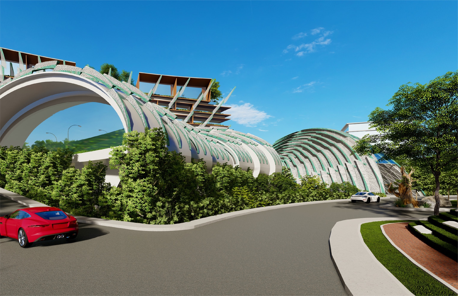 Conceptual Design of Vasanta Hotel IKN 1
