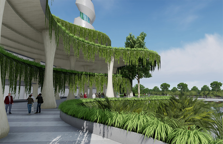 Masjid Negara Deck