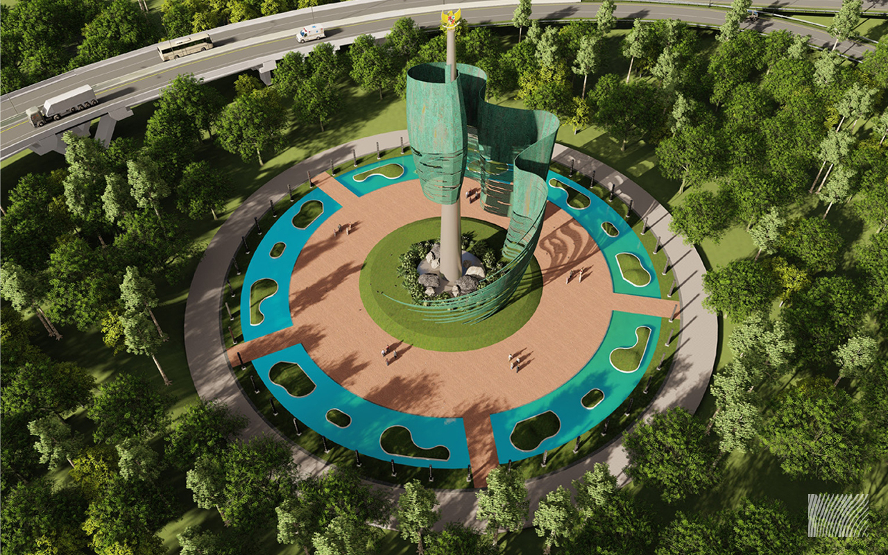 NuArt Consultant - Monumen Dirgantara & Gelora Nusantara aerial Landmark